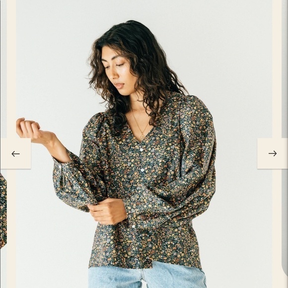 Nwt A Bronze Age Aayla Blouse - Picture 2 of 11